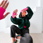 Kurtka damska OLAVOGA LORIA zielona