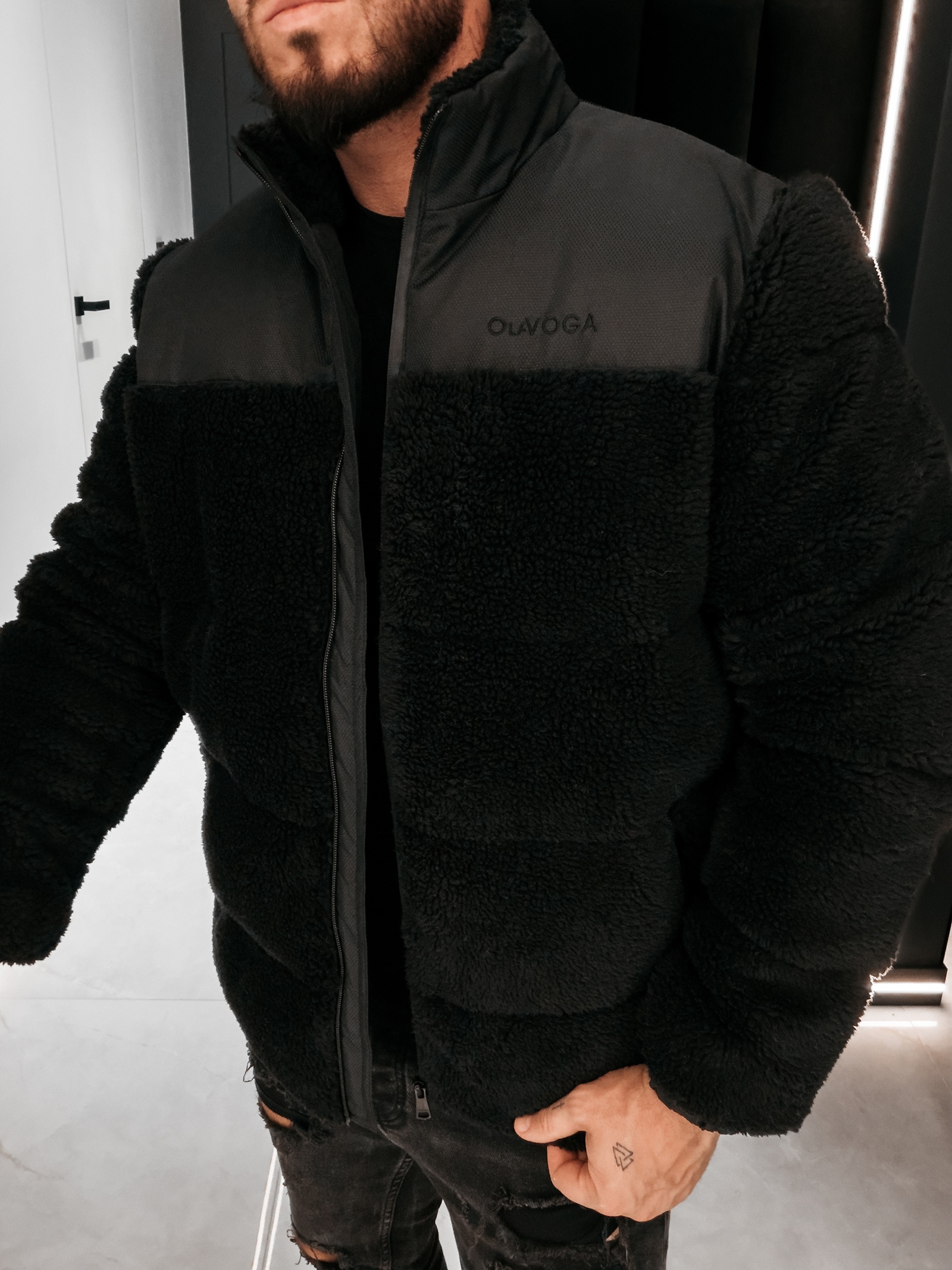 Kurtka męska OLAVOGA VAAS czarna