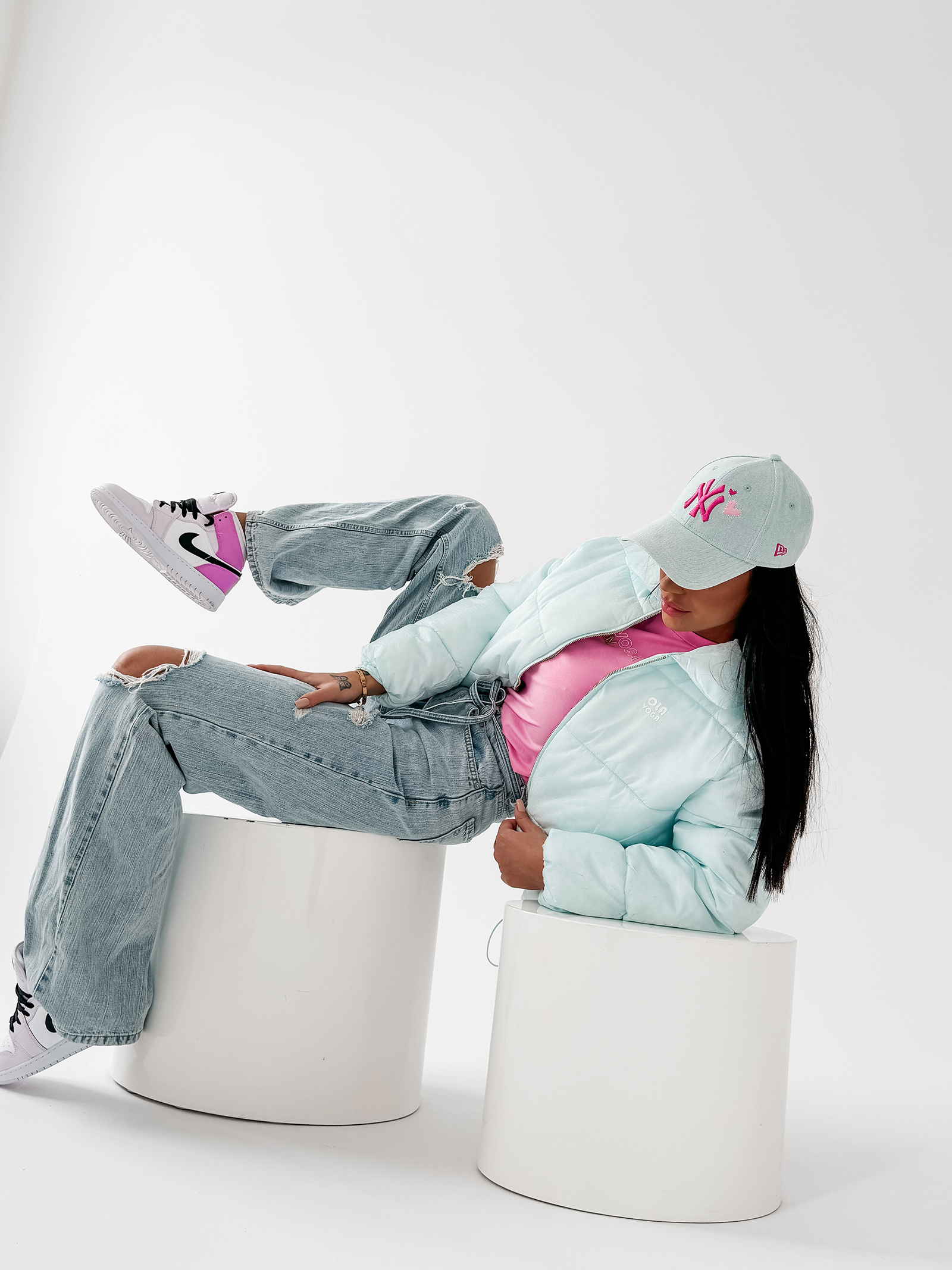 Kurtka damska OLAVOGA YUE miętowa