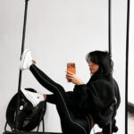 Legginsy modelujące OLAVOGA GLITZ czarne