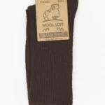 Skarpety damskie wełniane WoolSoft brązowe