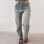 Spodnie damskie OLAVOGA EREDU niebieskie