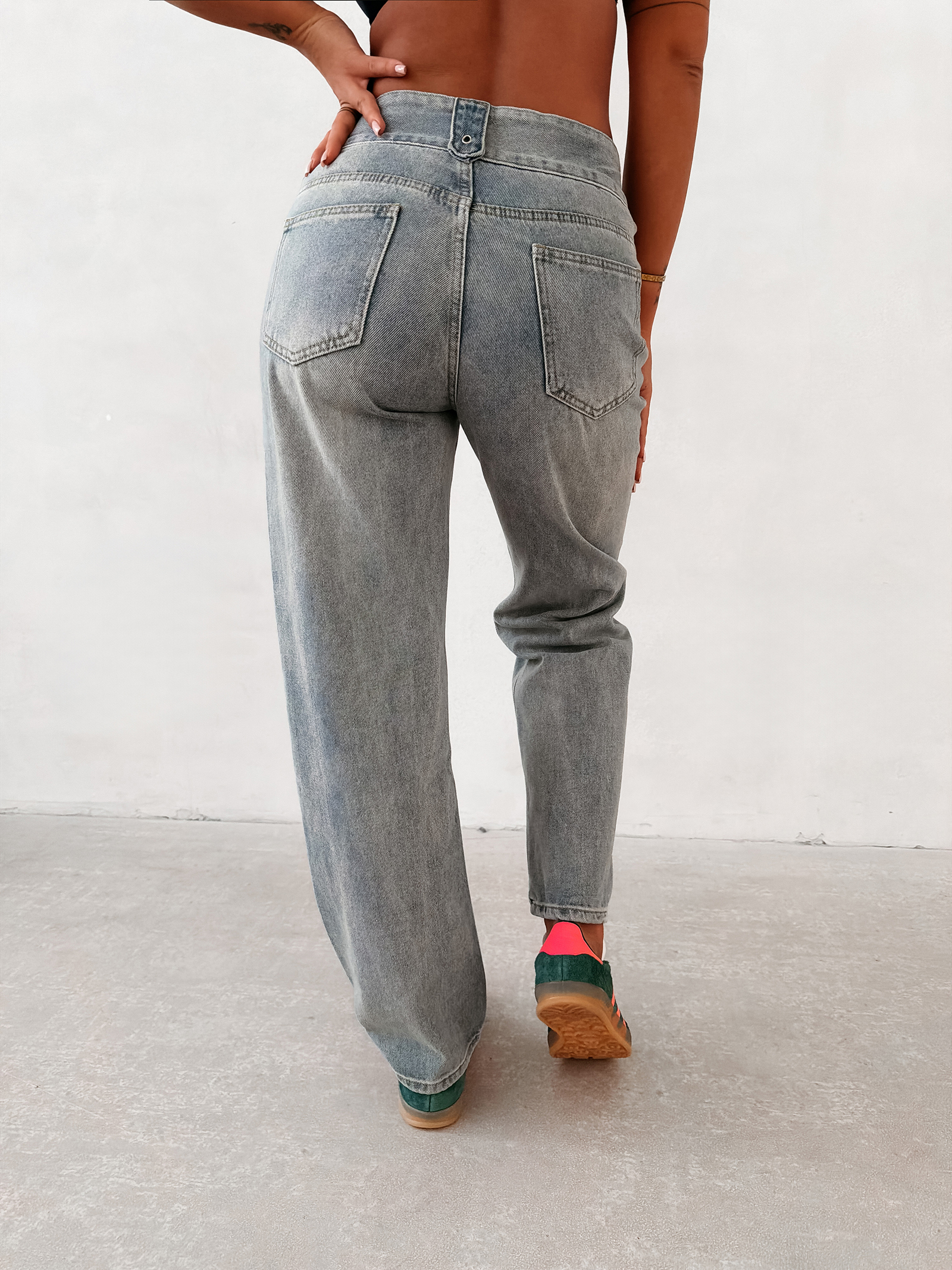 Spodnie damskie OLAVOGA EREDU niebieskie