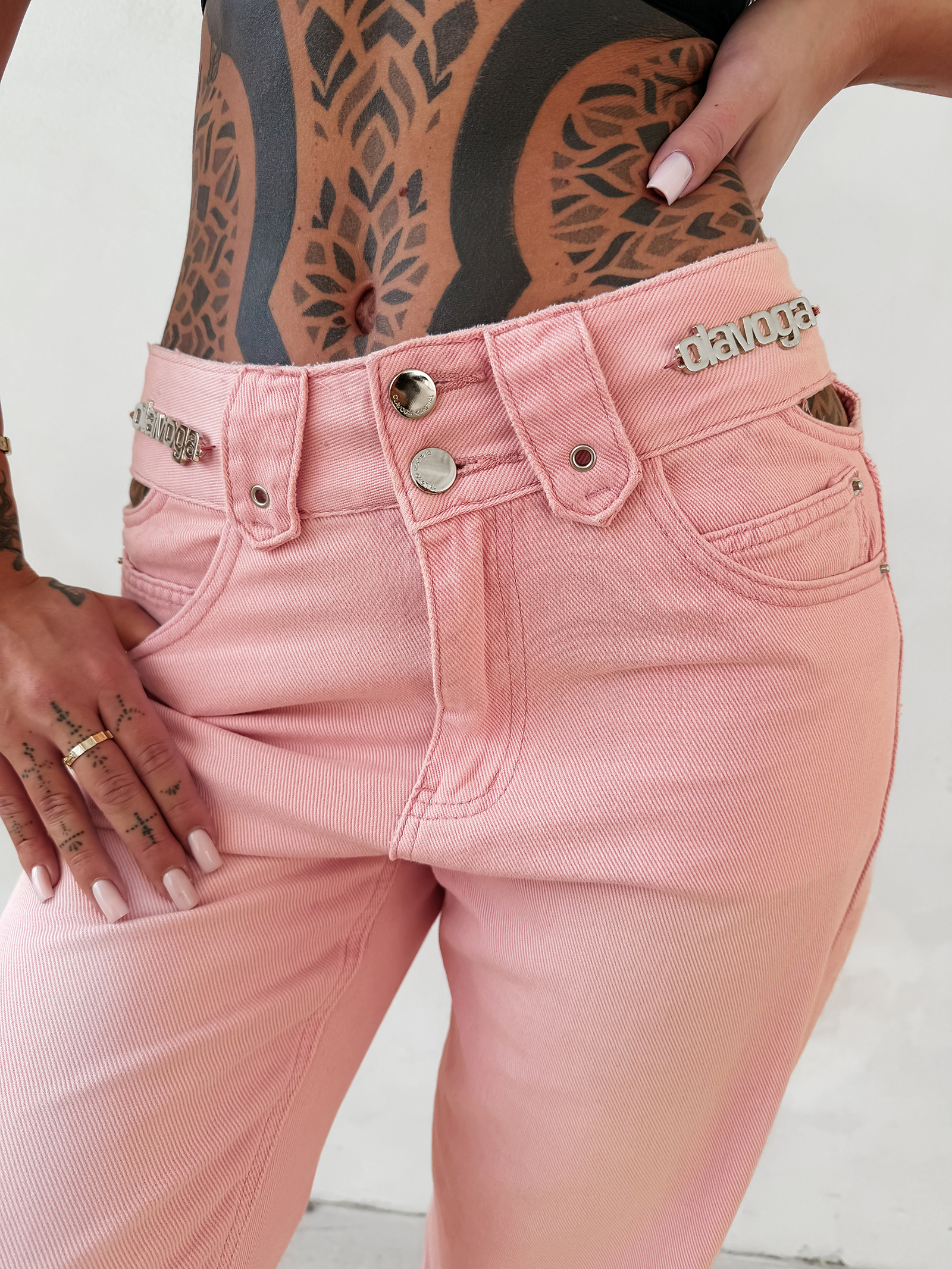 Spodnie damskie OLAVOGA EREDU pudrowy róż Spodnie damskie OLAVOGA EREDU pudrowy róż