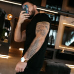 T-shirt męski OLAVOGA RAYSIER czarny