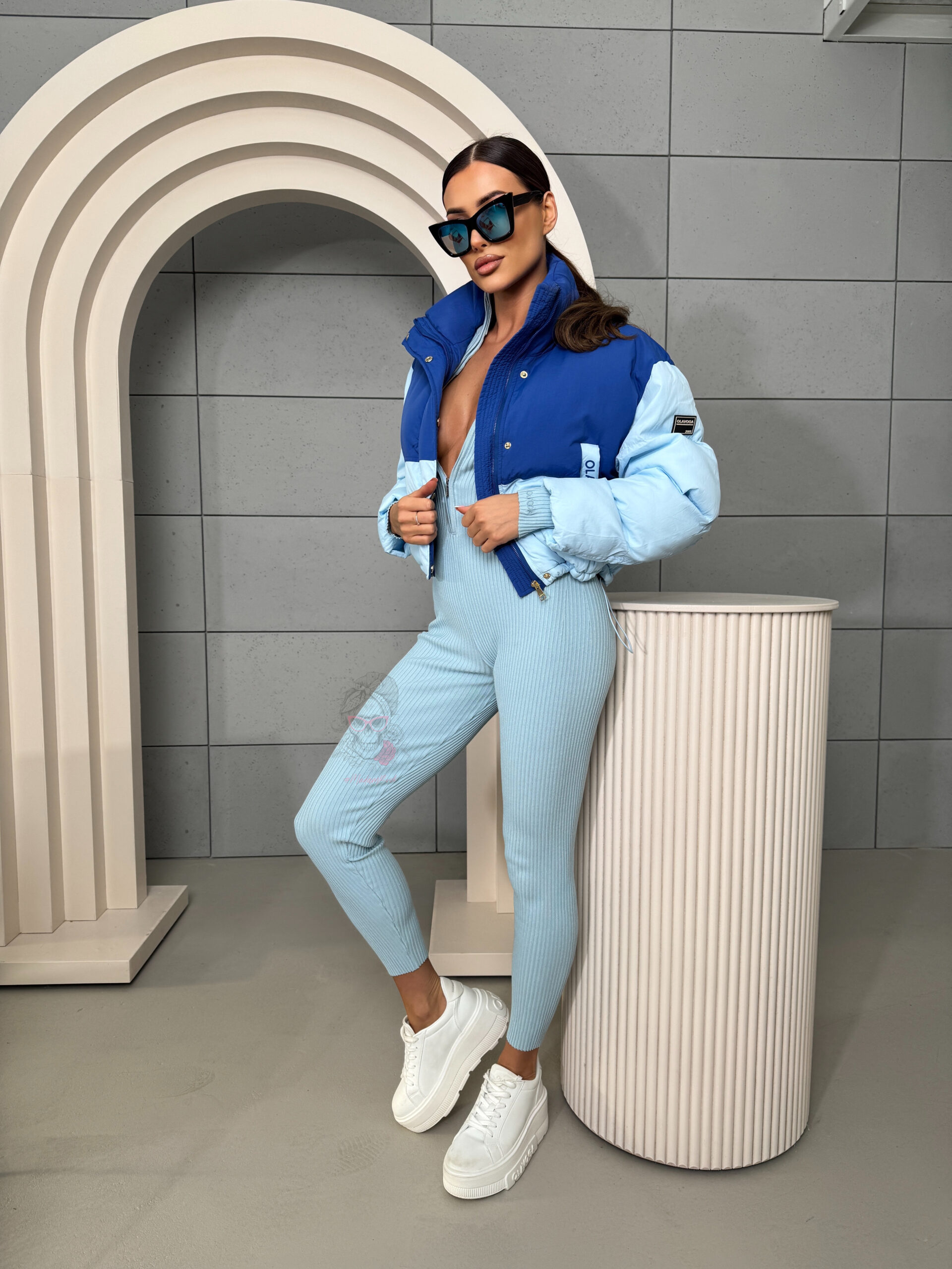 Kurtka damska OLAVOGA KIAR indygo