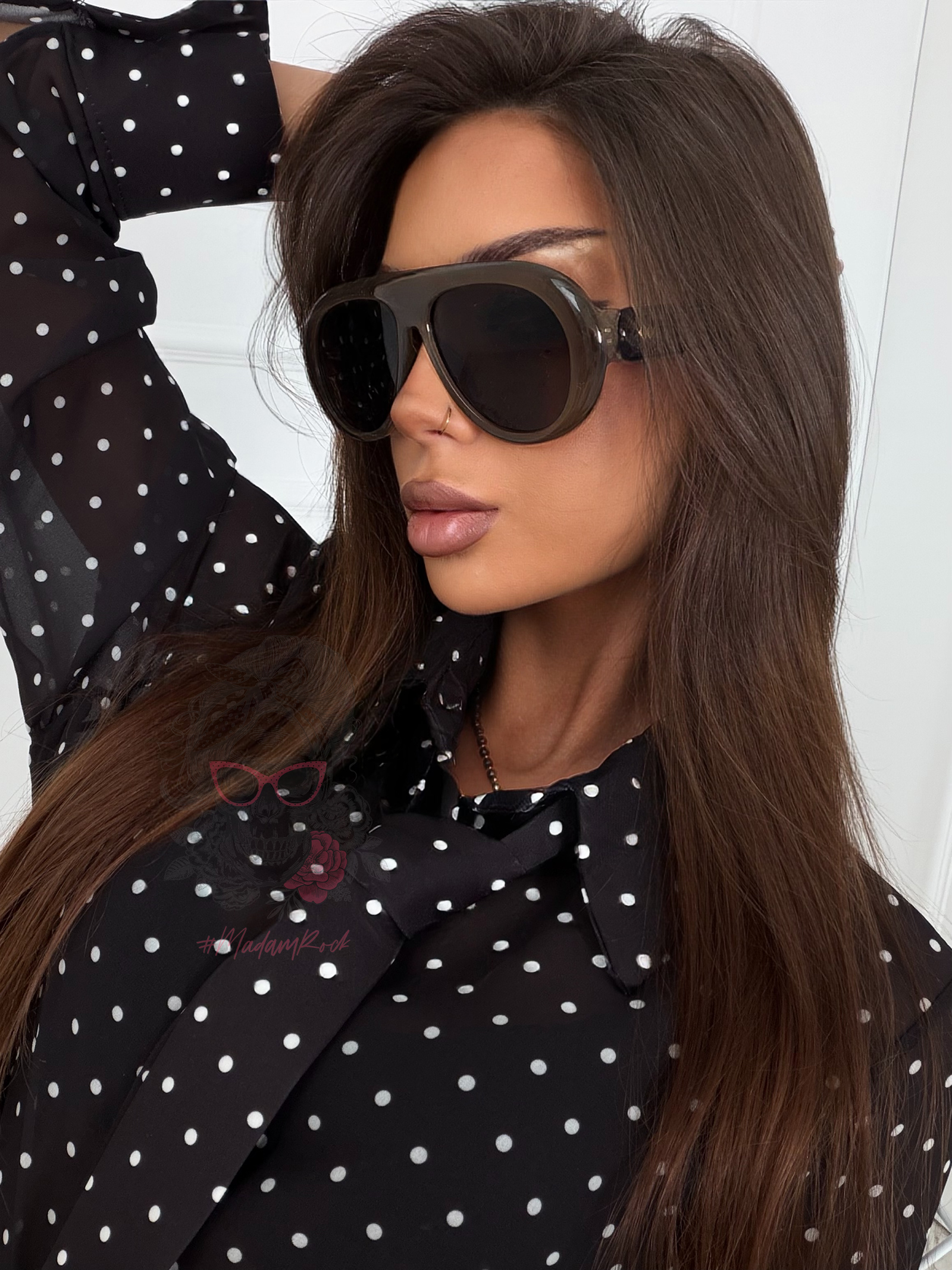 Okulary przeciwsłoneczne Otorf oliwkowe