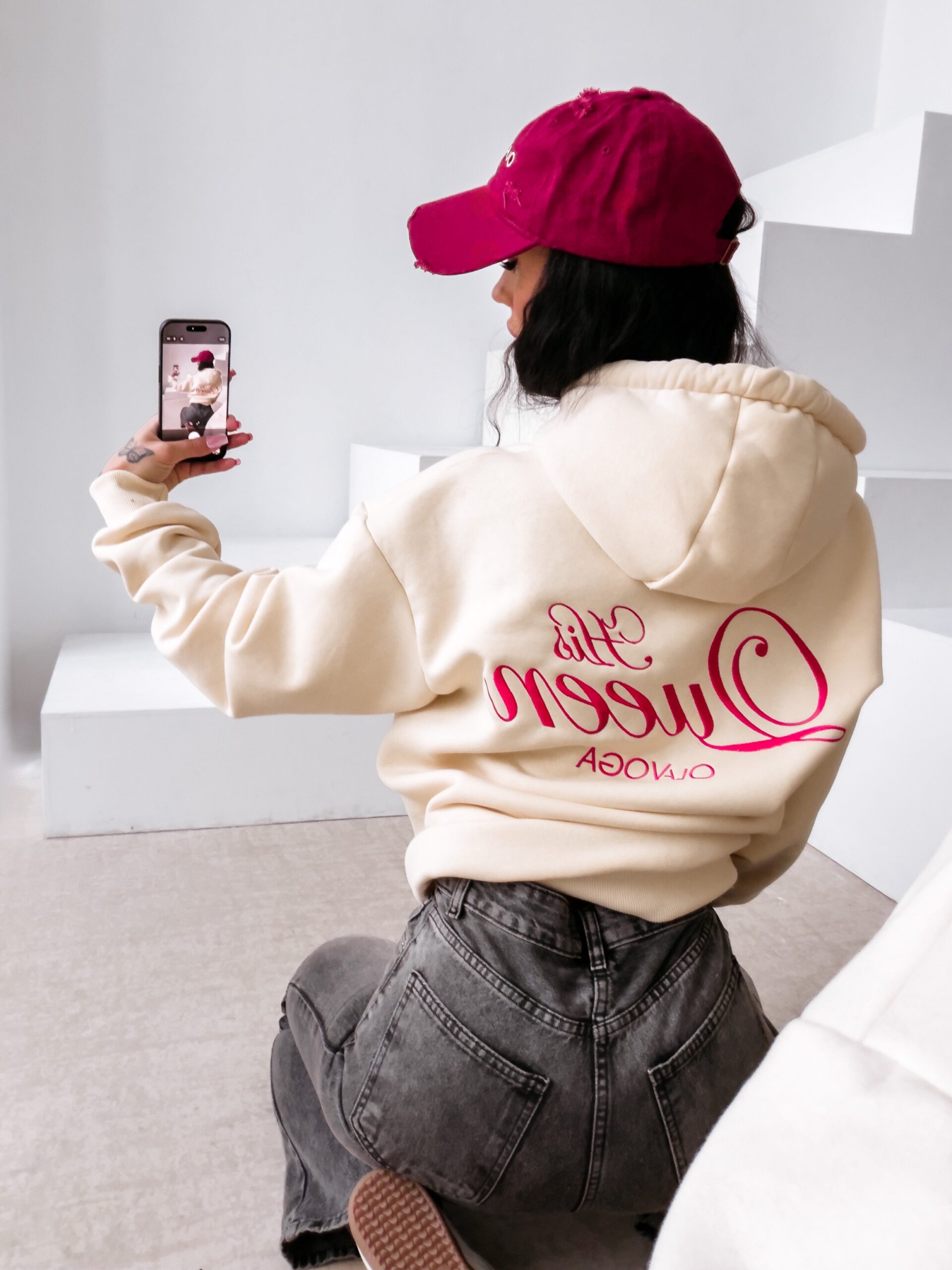 Bluza damska OLAVOGA ADORE ecru