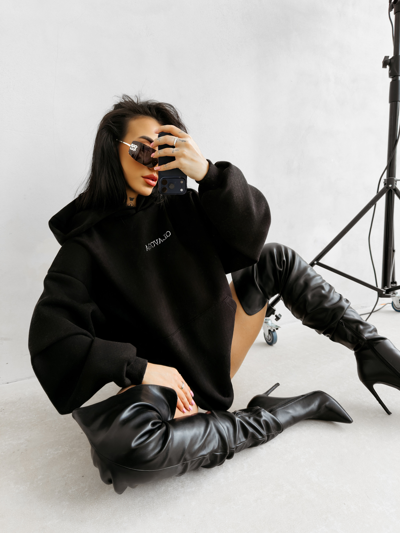 Bluza damska OLAVOGA MILEA czarna