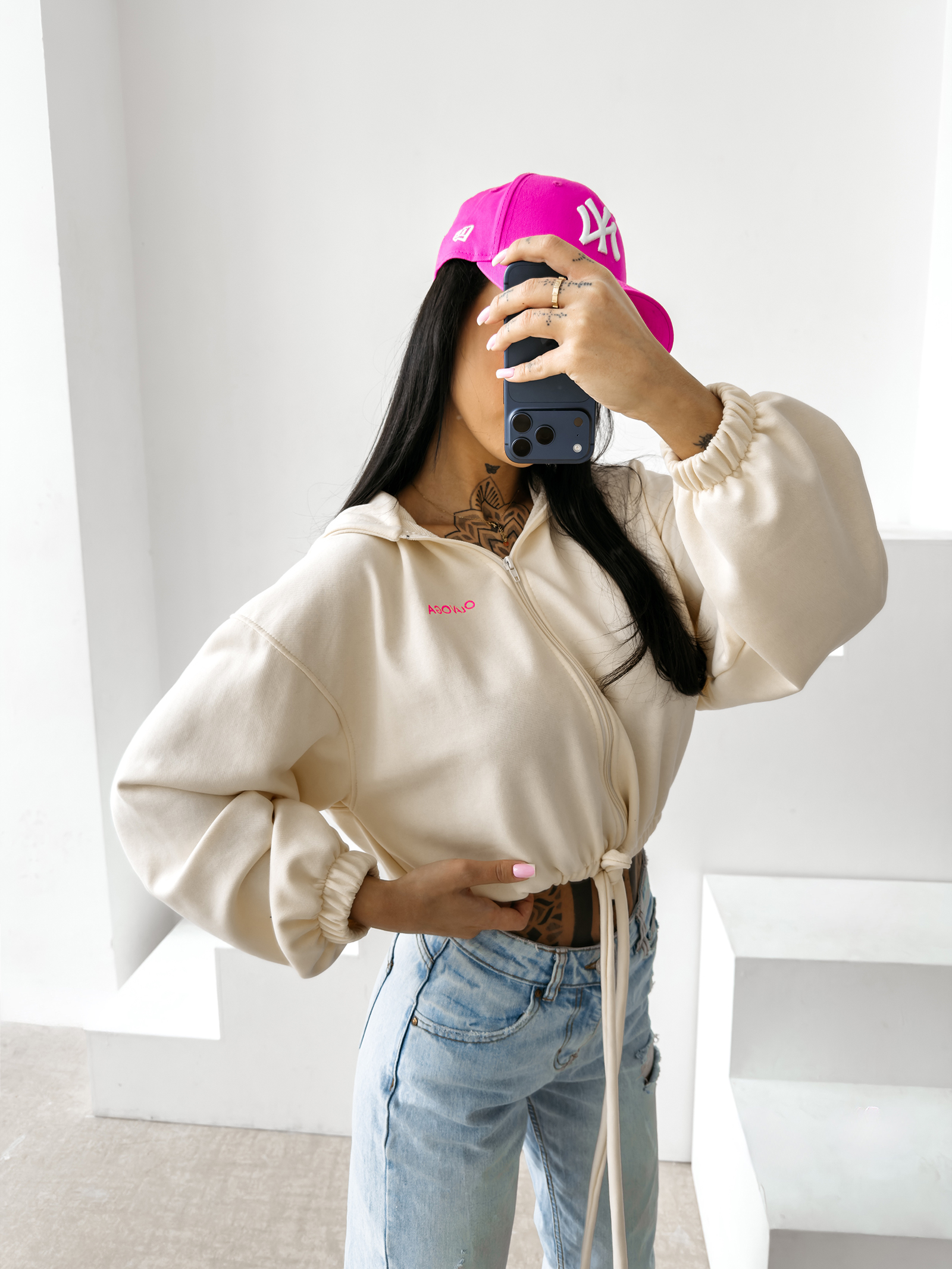 Bluza damska OLAVOGA NERIN ecru