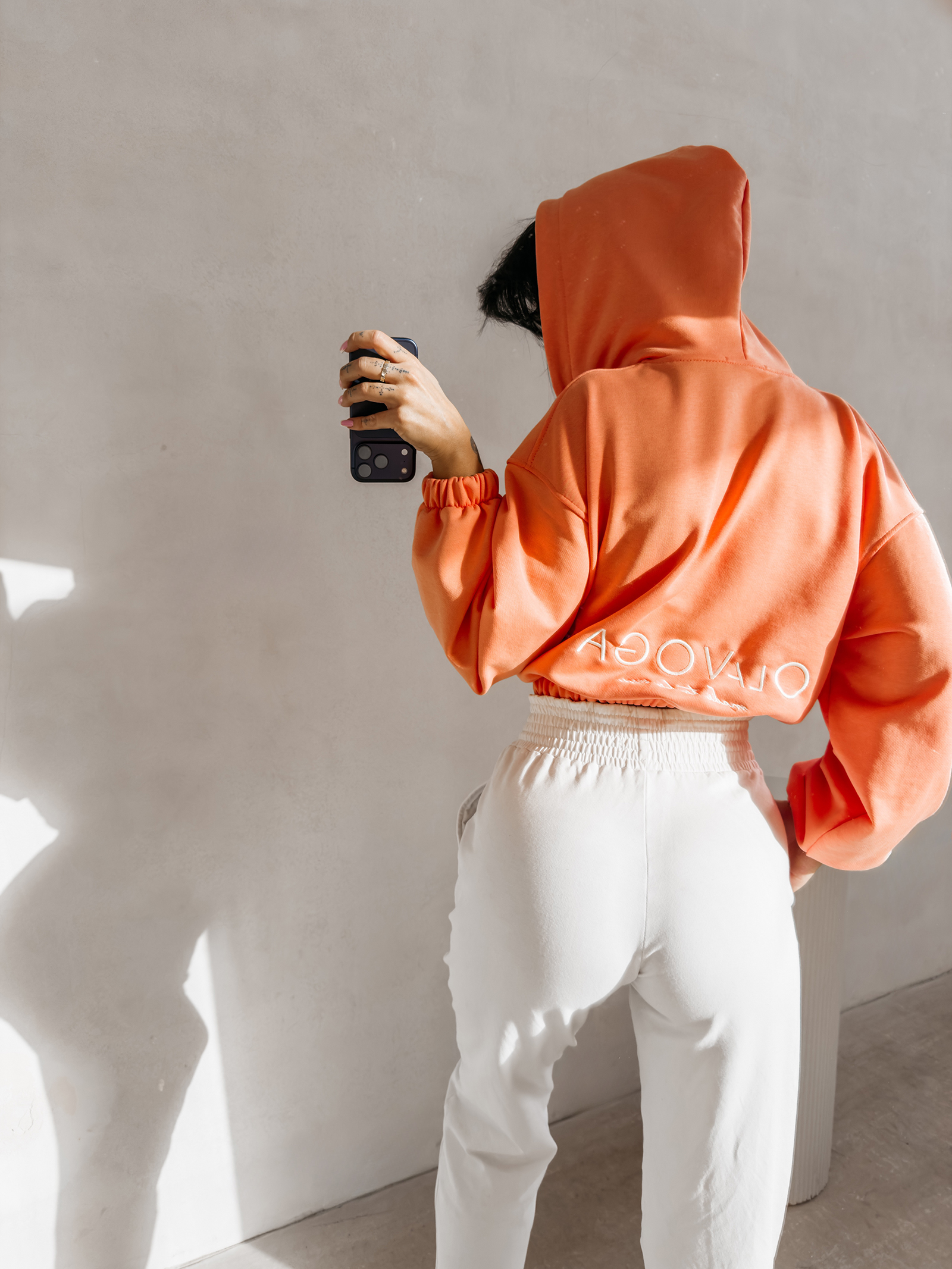 Bluza damska OLAVOGA NERIN brzoskwiniowa