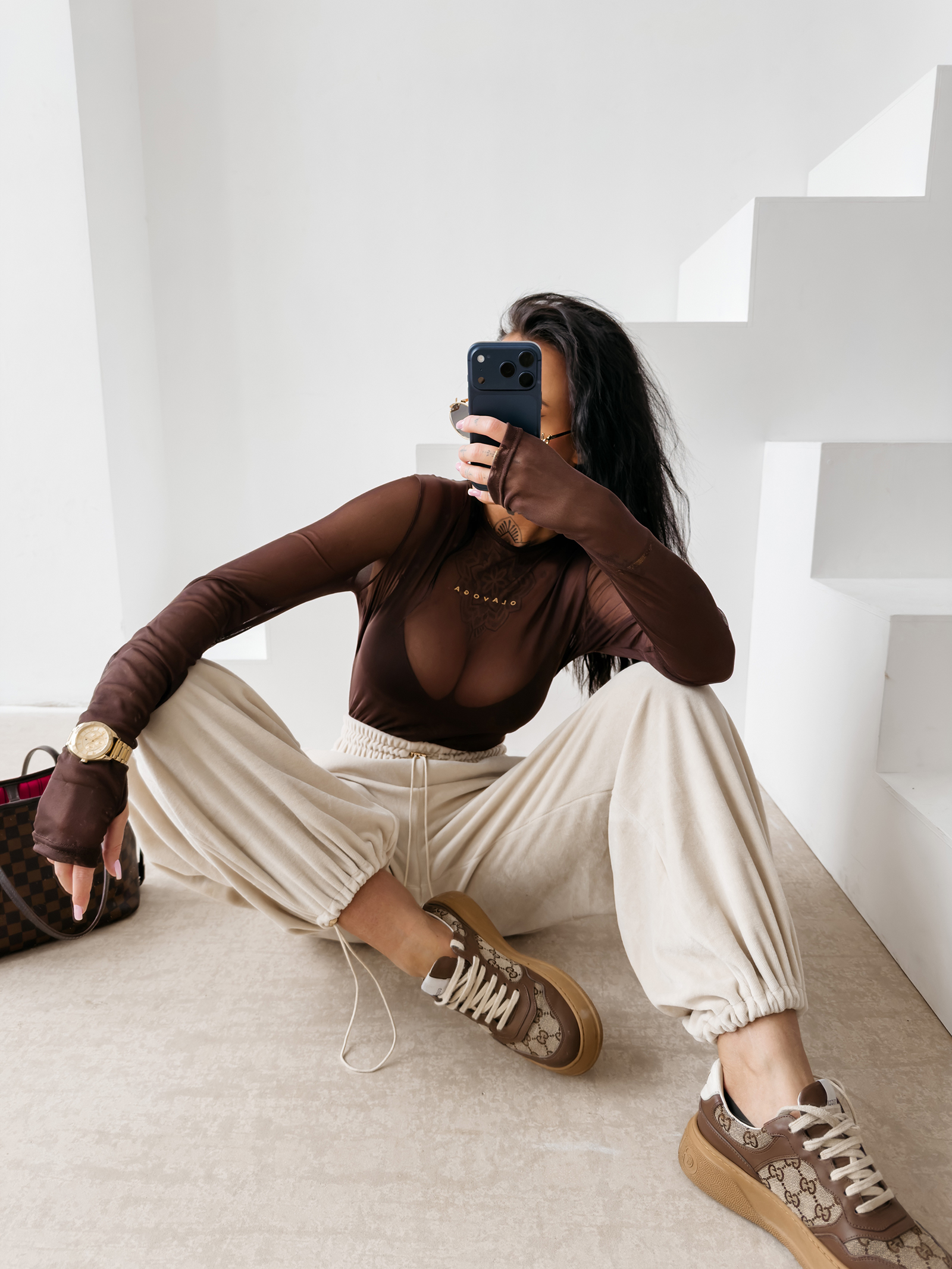 Body damskie OLAVOGA AMELI brązowe