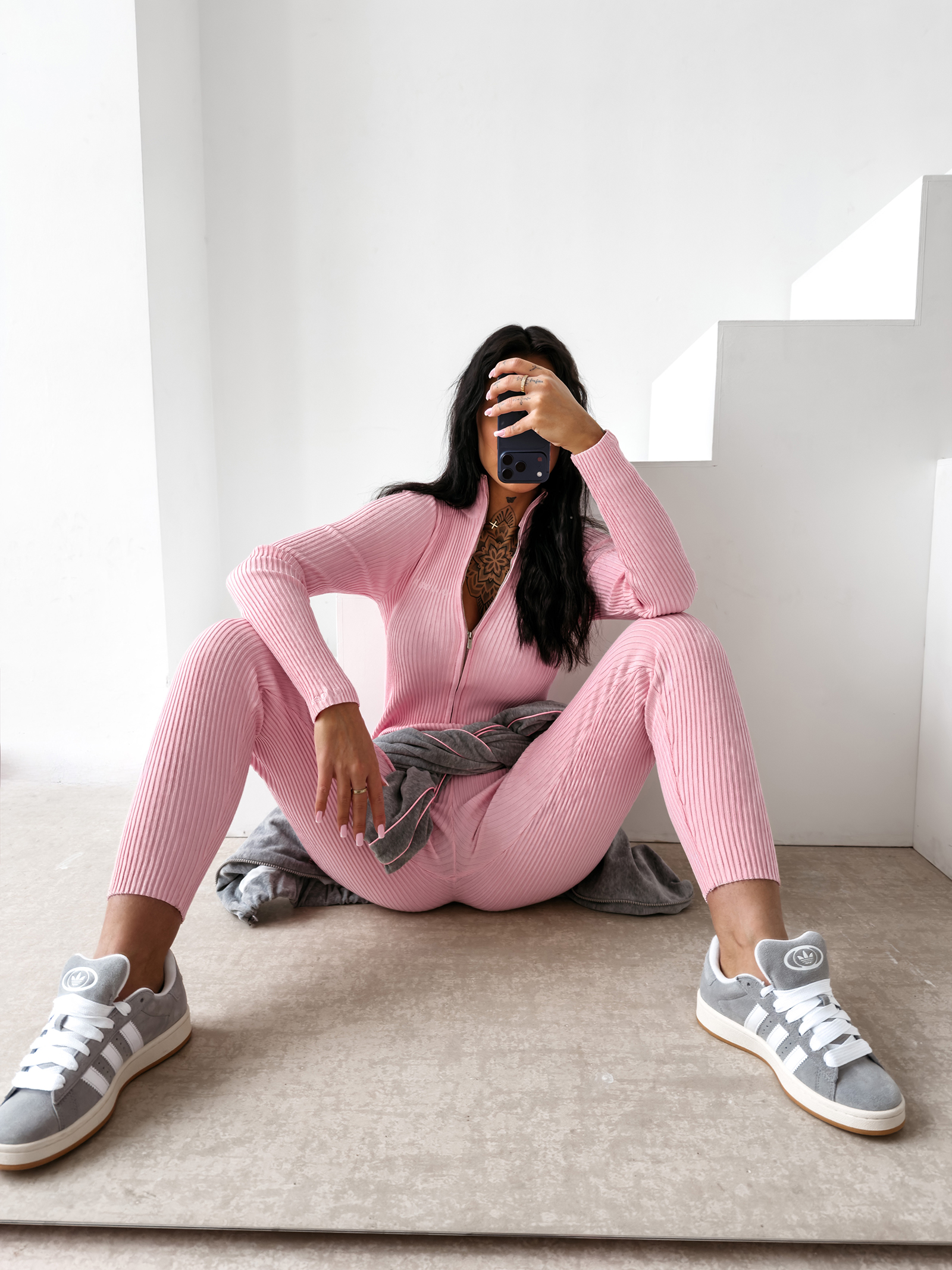 Kombinezon damski OLAVOGA NEXTION SS26 różowy