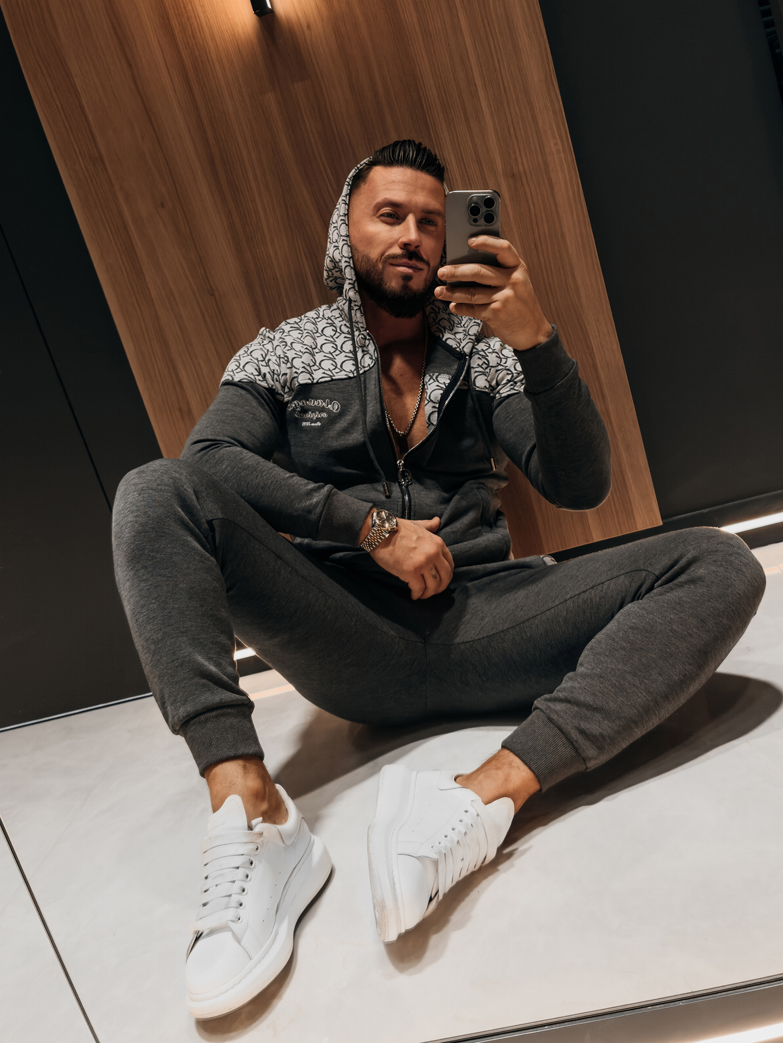 Komplet męski OLAVOGA GRAVITY szary