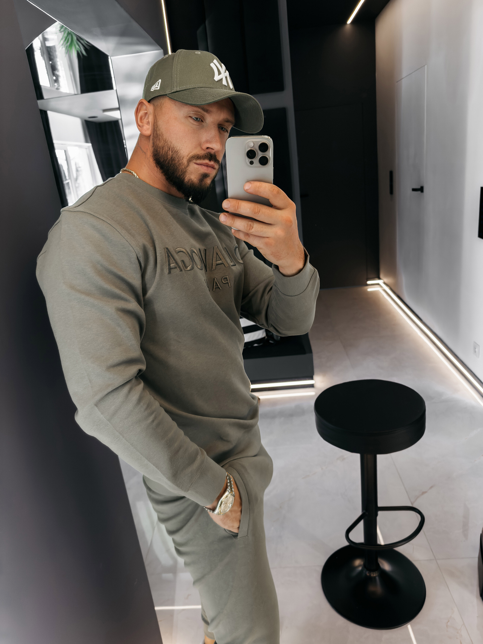 Komplet męski OLAVOGA NOURE khaki