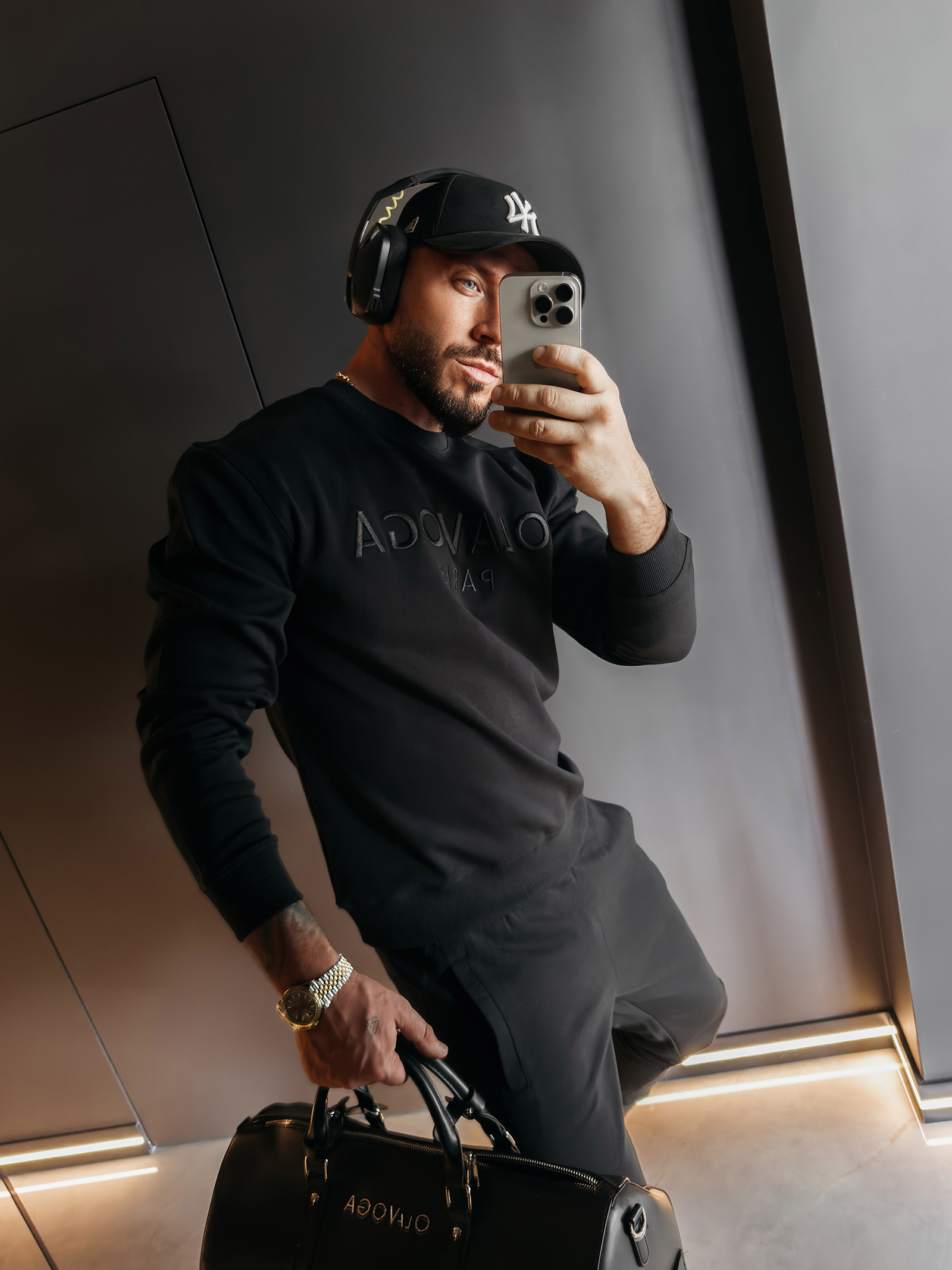 Komplet męski OLAVOGA NOURE czarny