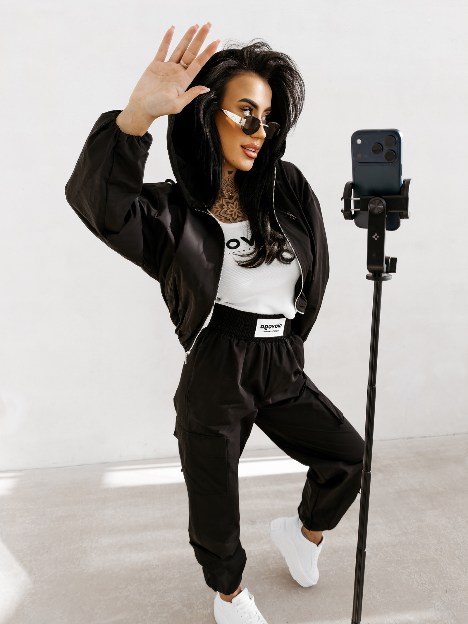 Kurtka damska OLAVOGA BURNT SIENNA JACKET czarna