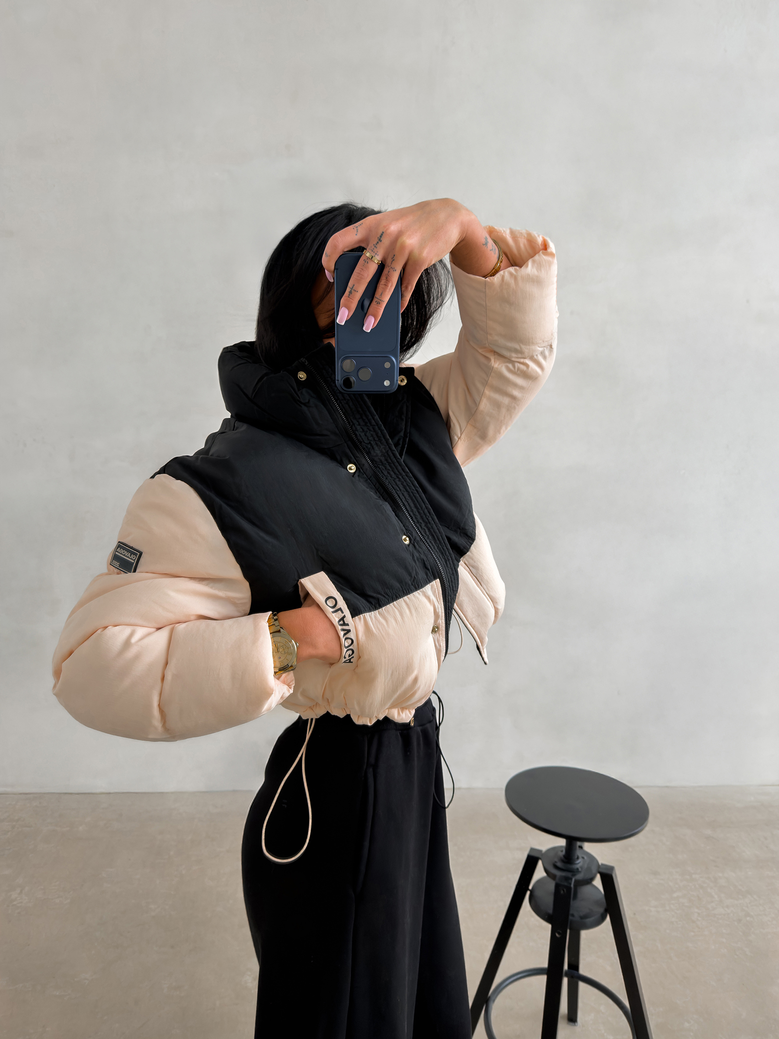 Kurtka damska OLAVOGA KIAR czarna