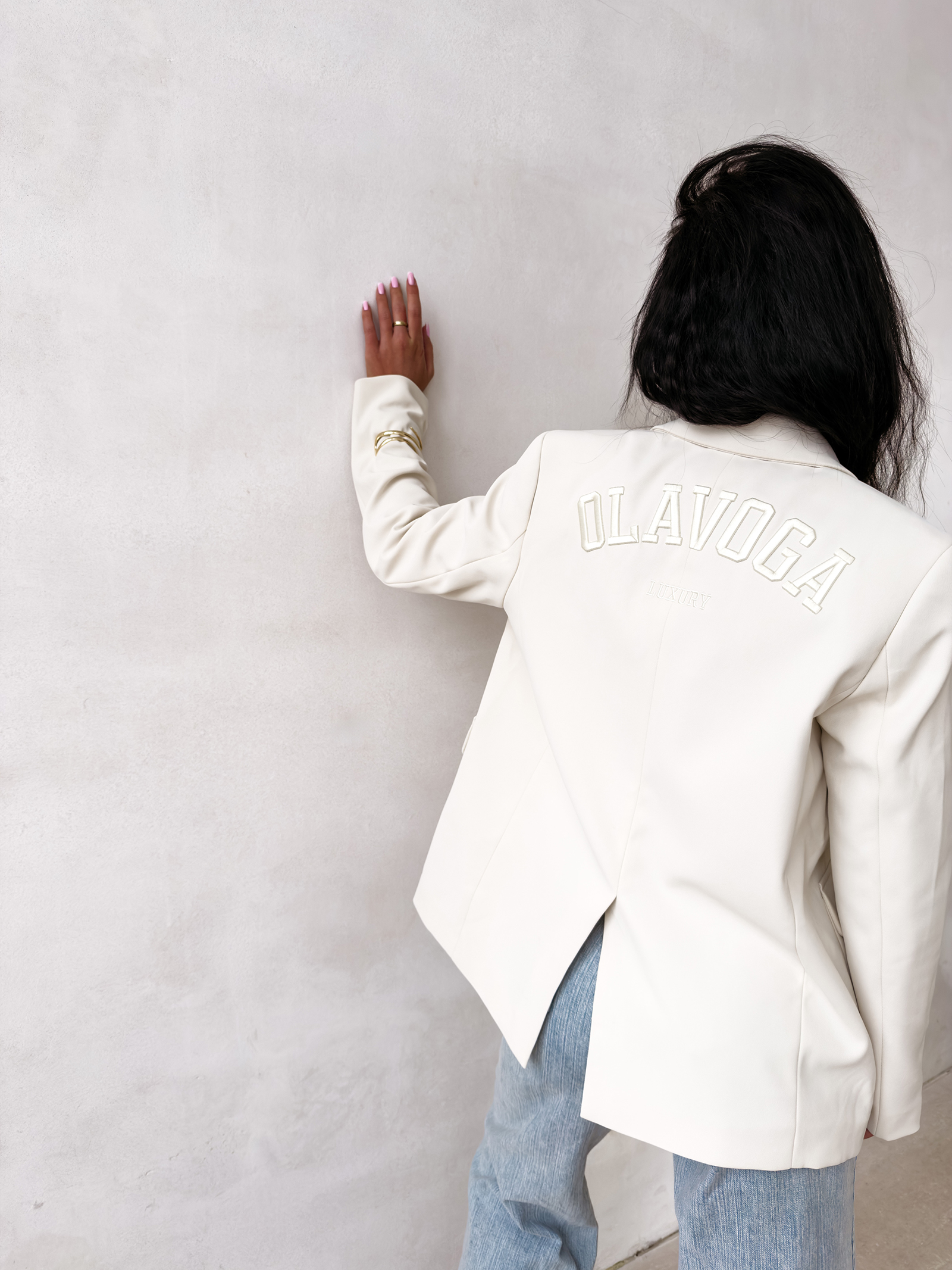 Marynarka damska OLAVOGA VALTAR ecru